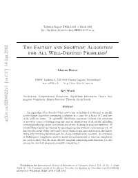 The Fastest and Shortest Algorithm for All Well-Defined Problems