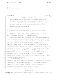 2021 SB 1738 by Senator Brodeur 9-01008B-21 20211738__ Page 1 of 34 CODING
