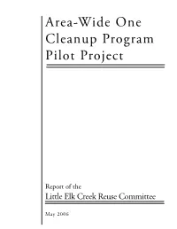Area-Wide One Cleanup Program Pilot Project