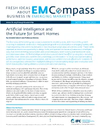 Artificial Intelligence and the Future for Smart Homes by Ommid Saberi and Rebecca Menes