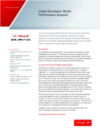 Oracle Developer Studio Performance Analyzer Brief
