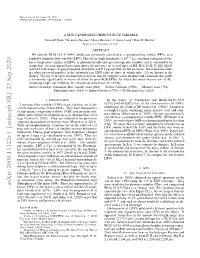 Arxiv:2009.11122V1 [Astro-Ph.SR] 23 Sep 2020 02 Esr Ta.21) N La Ta.(00 Ru That Argue Hole
