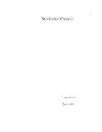 Stochastic Control