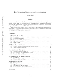 The Adjunction Conjecture and Its Applications
