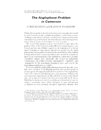 The Anglophone Problem in Cameroon