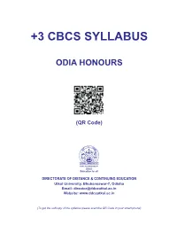 +3 Cbcs Syllabus