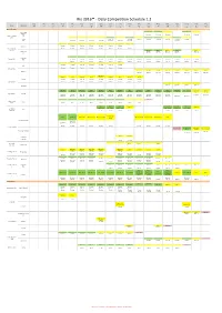 Daily Competition Schedule 1.3