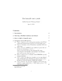 The Biomart User's Guide