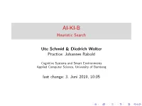 AI-KI-B Heuristic Search