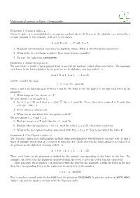 Caesar's Cipher Is a Monoalphabetic