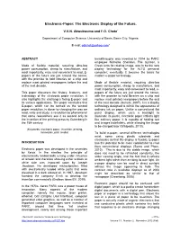 Electronic-Paper: the Electronic Display of the Future