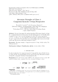 Heronian Triangles of Class J: Congruent Incircles Cevian Perspective