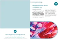 Legally Defensible Steroid Testing Services