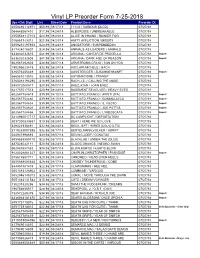LP Pre-Order Report 7-25-18.Xls