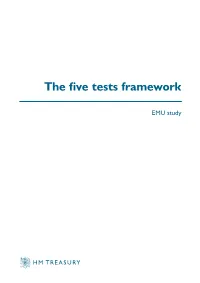 The Five Tests Framework