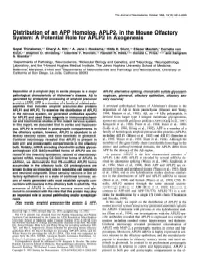 A Potential Role for APLP2 in Axogenesis
