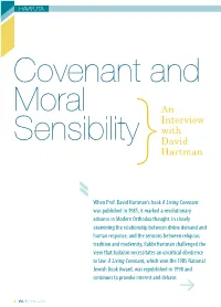 Interview with David Hartman