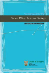 National Water Resource Strategy First Edition, September 2004 ______