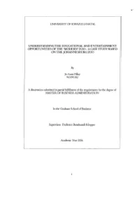 Zoo- a Case Study Based on the Johannesburgzoo