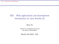 SSC - Communication and Networking