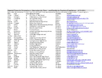 And Possibly for Practicum Experiences -- 2013-2014