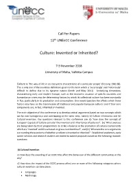 Invented Or Inherited?
