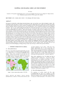 Mapping and Imaging Africa on the Internet