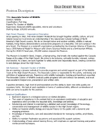 Position Description