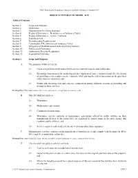 Service Contracts Model Act