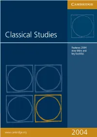 Classical Studies