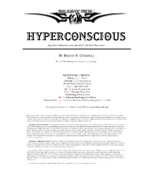 HYPERCONSCIOUS a Psionics Adventure-Sourcebook for 7Th-Level Characters