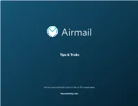 The Sweet Setup -- Airmail Tips and Tricks Copy