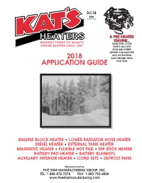 2018 Application Guide
