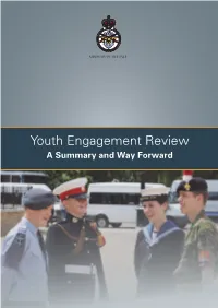 A Summary and Way Forward Youth Engagement Review a Summary and Way Forward Youth Engagement Review a Summary and Way Forward