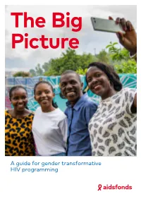 A Guide for Gender Transformative HIV Programming Acknowledgements