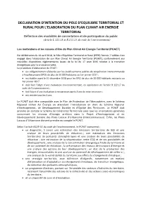 Déclaration D'intention