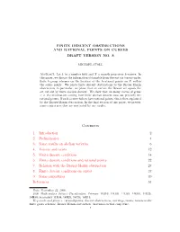 Finite Descent Obstructions and Rational Points on Curves Draft Version No
