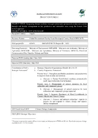Global Environment Facility Project Document
