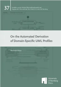 On the Automated Derivation of Domain-Specific UML Profiles
