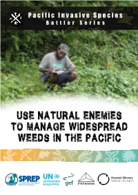 Use Natural Enemies to Manage Widespread Weeds in the Pacific