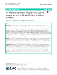 An Improved Protein Structure Evaluation Using a Semi-Empirically Derived Structure Property Manoj Kumar Pal, Tapobrata Lahiri* , Garima Tanwar and Rajnish Kumar