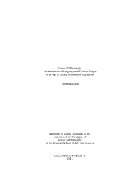 Infrastructures of Language and Chinese Scripts in an Age of Global Information Revolution Ulug Kuzuoglu