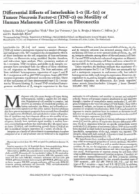 Or Tumor Necrosis Factor-Α