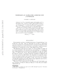 Arxiv:1510.00567V1 [Math.GT] 2 Oct 2015