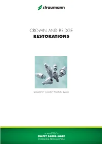 Crown and Bridge Restorations