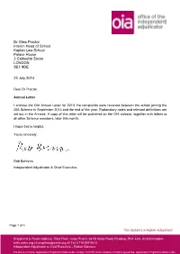 Dr Giles Proctor Interim Head of School Kaplan Law School Palace House 3 Cathedral Street LONDON SE1 9DE