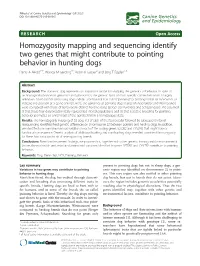 Homozygosity Mapping and Sequencing Identify Two Genes That