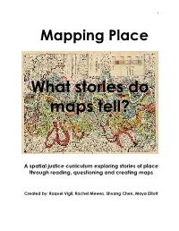 What Stories Do Maps Tell?