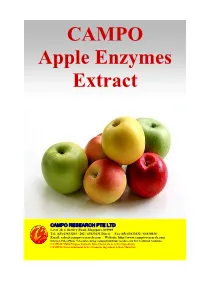 CAMPO Apple Enzymes Extract