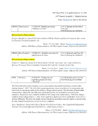 Elections (In Order As Introduced)